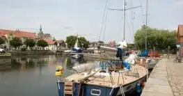 Segelschiff in Stralsund