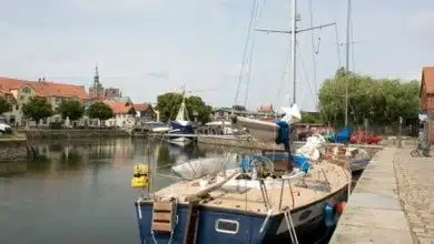 Segelschiff in Stralsund