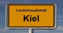 Ortsschild von Kiel