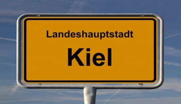 Ortsschild von Kiel