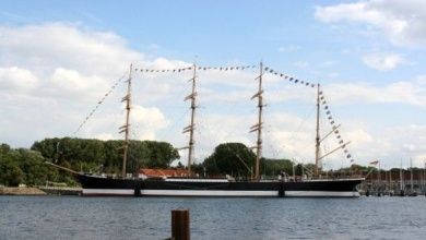 Segelschiff in Travemünde